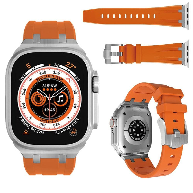 Gelang Tangan Silikon Nexal Untuk Kepala Logam Apple Watch