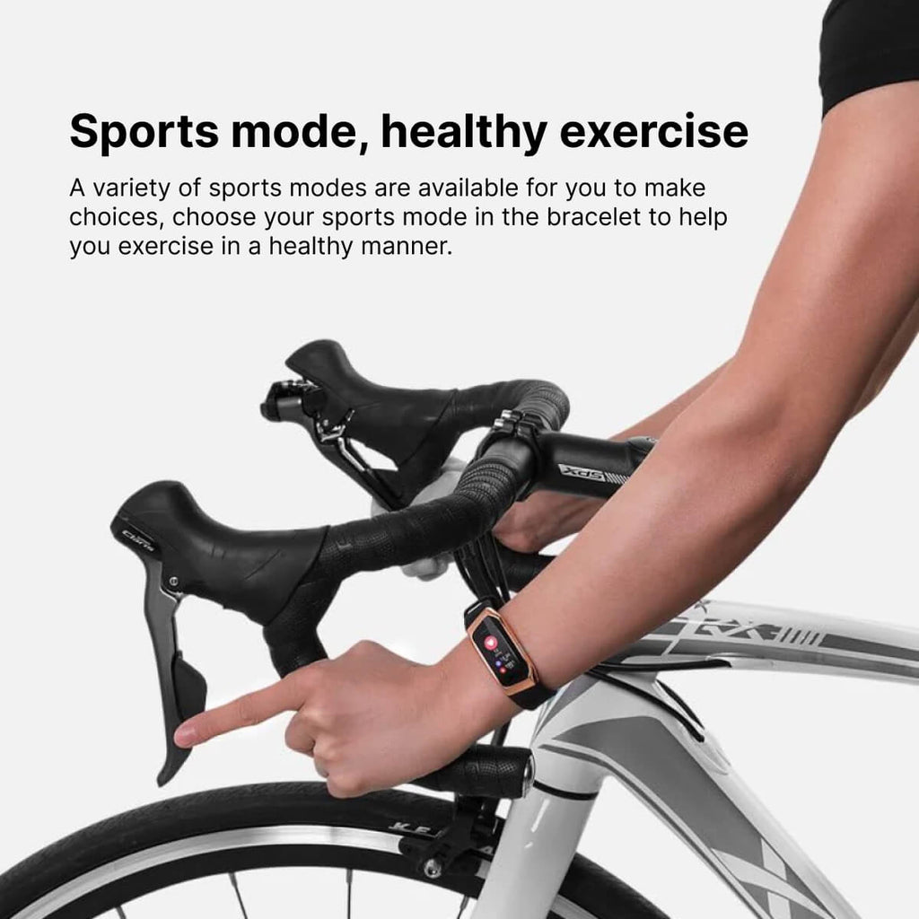 CardioSync Sağlık Ölçümleri ve Aktivite Takibi Özellikli Fitness Akıllı Saati