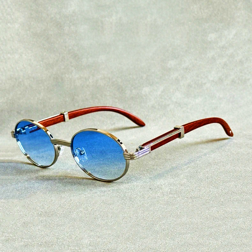 Rowen Runde Sonnenbrille Vintage Kollektion Edition Serie