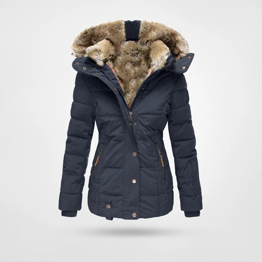 GlacierGuard Hooded Winter Coat Waterproof Warmth For Cold Weather