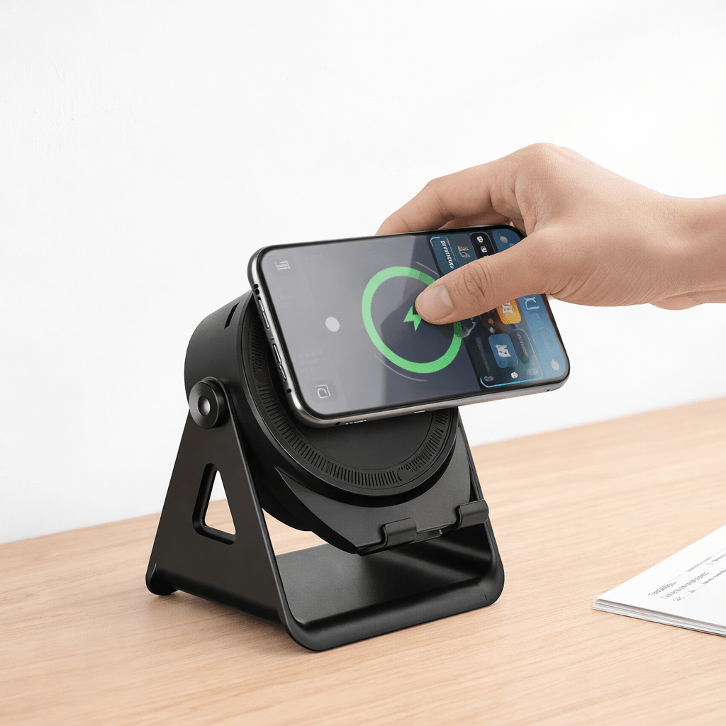 Telefonhalter Bluetooth-Lautsprecher Powerbank mit Induktionsladung