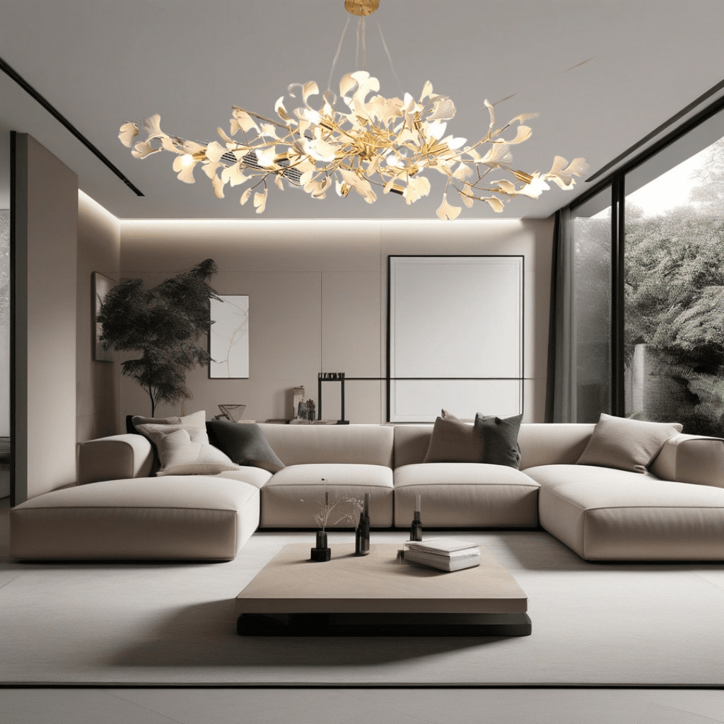 Lampa wisząca LumaPetal z ceramiki z ściemnialnymi diodami LED i miękkim światłem