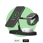 QuattroCharge All In One MagSafe Wireless Charger For iPhone, Apple Watch And Buds