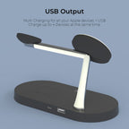 QuattroCharge All In One MagSafe Wireless Charger For iPhone, Apple Watch And Buds
