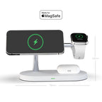QuattroCharge All In One MagSafe Wireless Charger For iPhone, Apple Watch And Buds