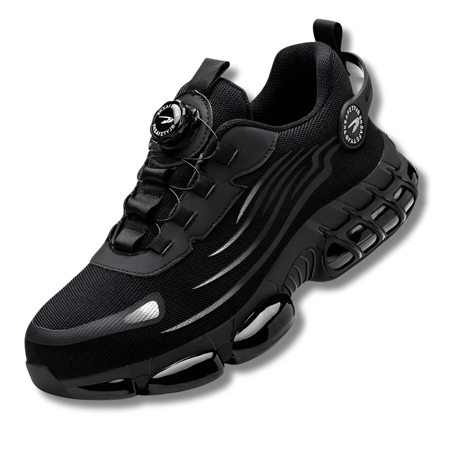 StratoStride Pro Men's Work Shoes With One-Hand PU Sole Change