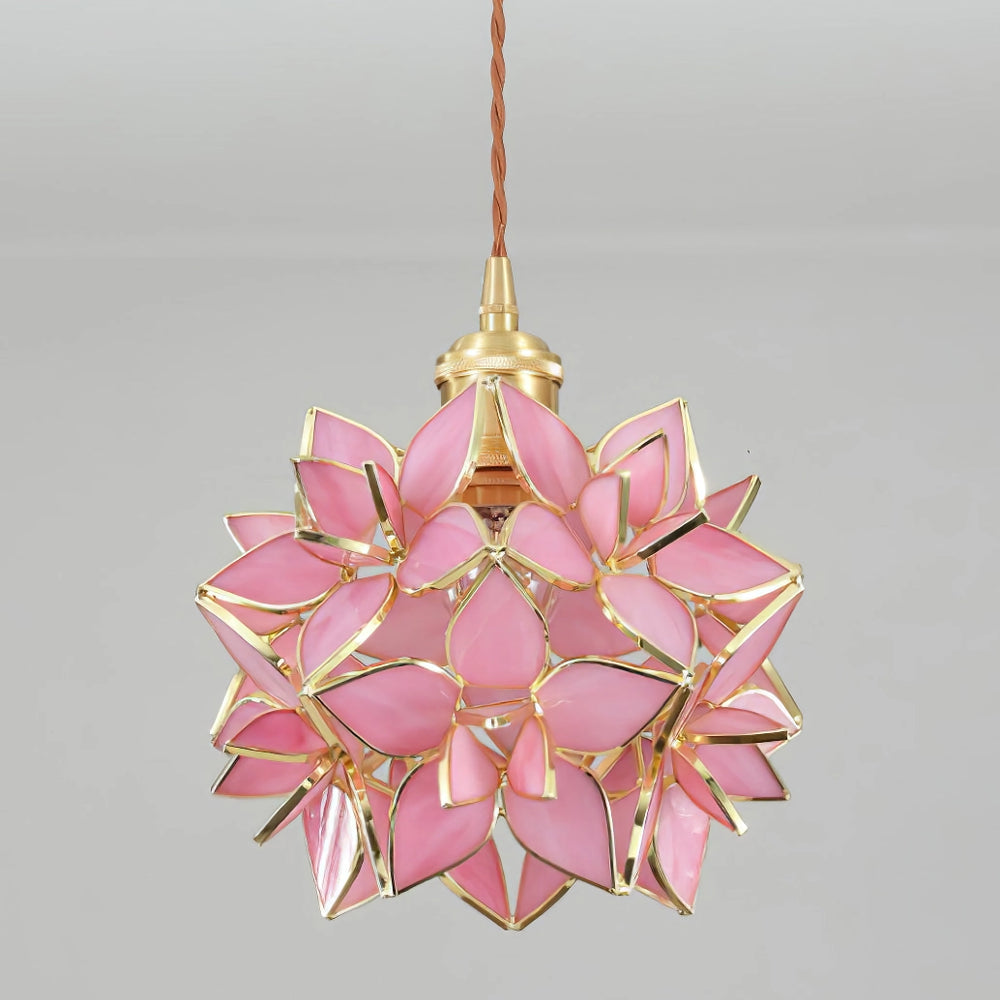AuroraCapiz Natural Capiz Pendant Light With Handcrafted Finish