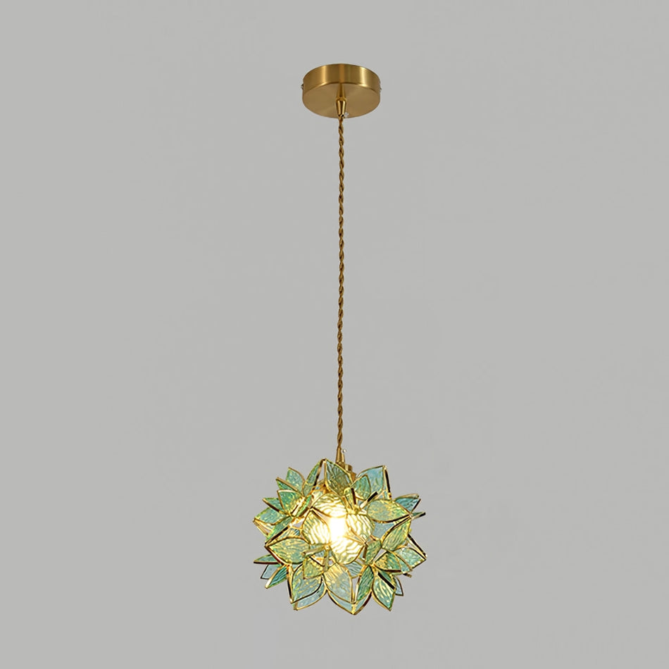 AuroraCapiz Natural Capiz Pendant Light With Handcrafted Finish