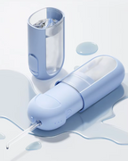 Tragbarer Wasserflosser und Aufhellungsset zur Zahnreinigung