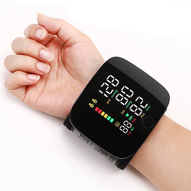 NovaPulse On-The-Go Wrist Health Monitor With Voice Alerts