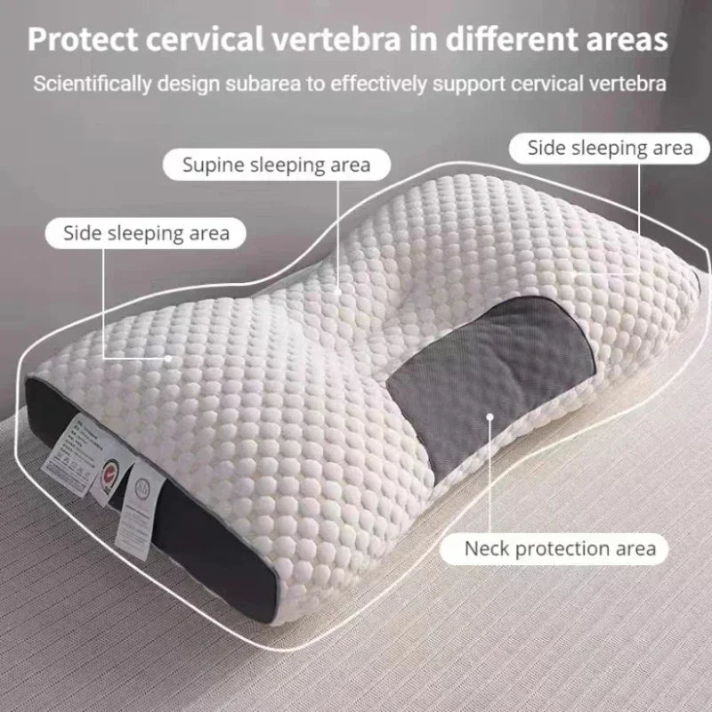 OrthoEase Nackenstützkissen für Kopfunterstützung und Massage