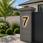 Customizable LED House Numbers for Elegant Home Identification