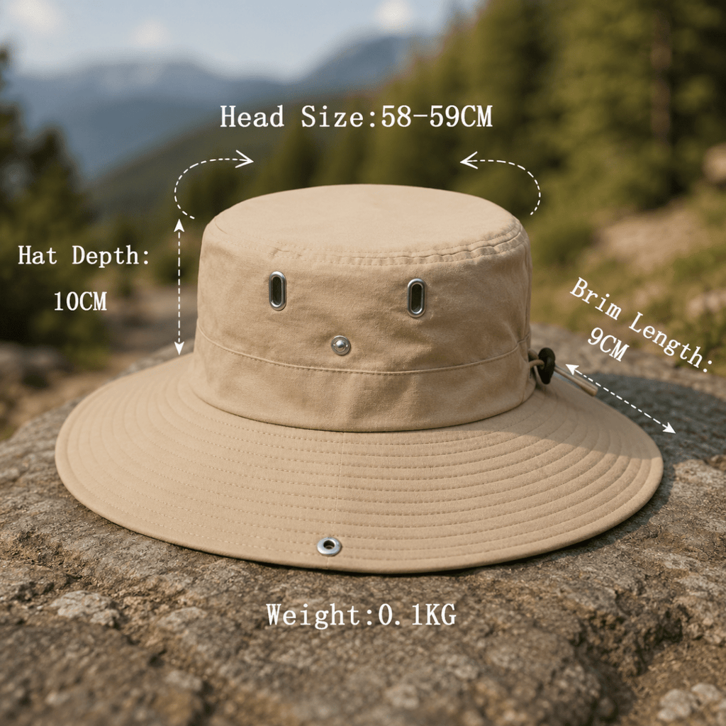 UV-Protective Adventure Hat for Daily Outdoor Activities