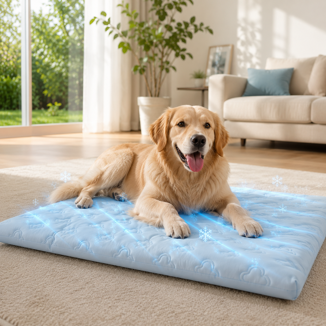 Gel Cooling Mat For Dogs And Cats, Self Cooling Pet Pad No Electricity
