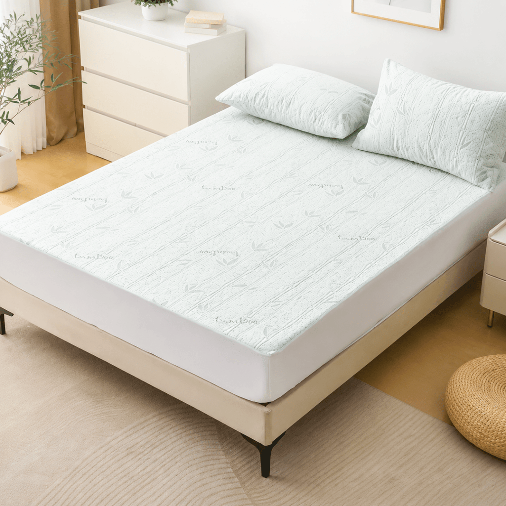 Atmungsaktives Spannbettlaken 180x200 aus Bambusfaser - Kühlend und Allergikerfreundlich 8