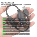 VoltMate USB 12V Steckdosenadapter für tragbare Geräte