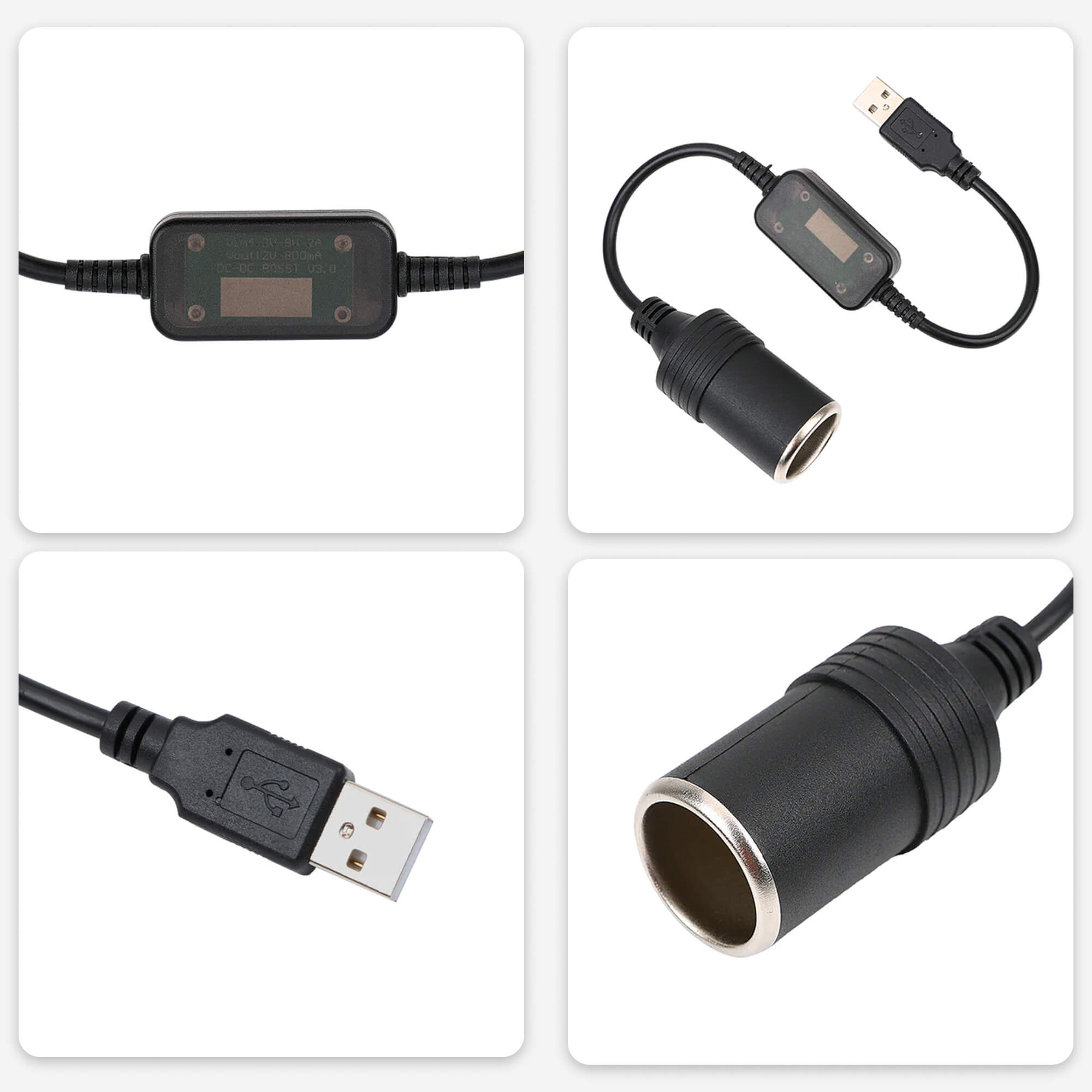 VoltMate USB 12V Steckdosenadapter für tragbare Geräte