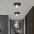 Aurelia Opal Globe Ceiling Light In Vintage Farmhouse Style