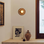 Aurelia Opal Globe Ceiling Light In Vintage Farmhouse Style