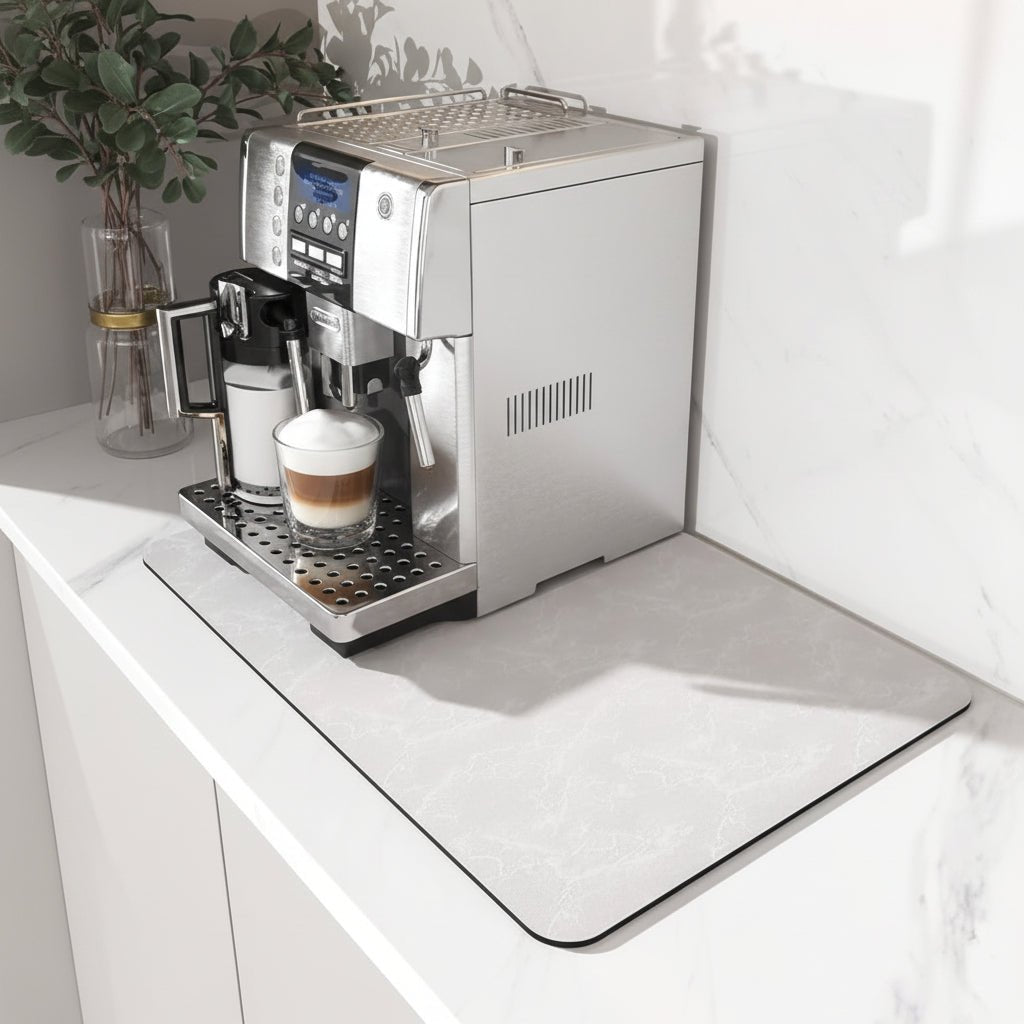 Superabsorberende kaffebarmåtte med pletfri, hurtig tørring og nem rengøring