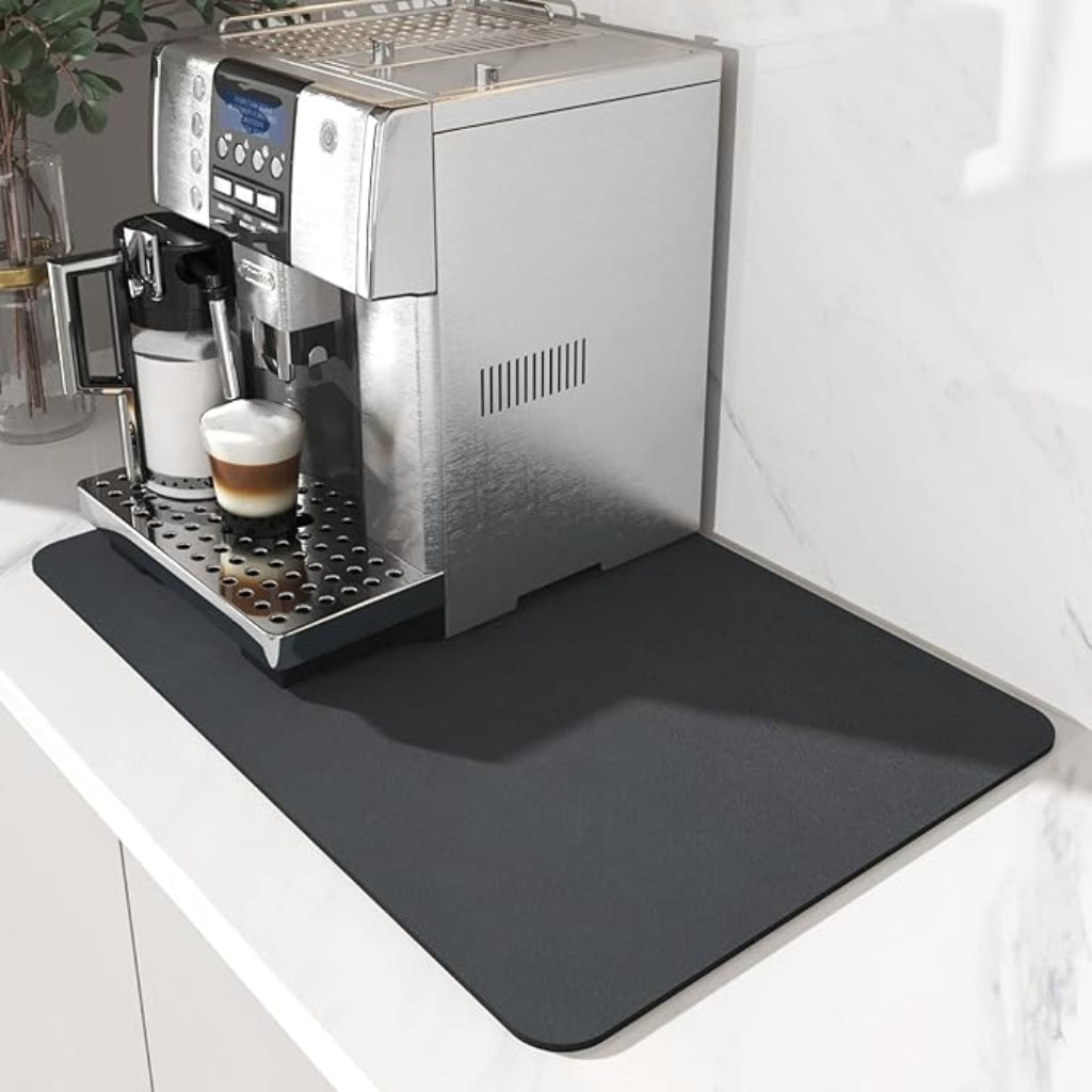 Superabsorberende kaffebarmåtte med pletfri, hurtig tørring og nem rengøring