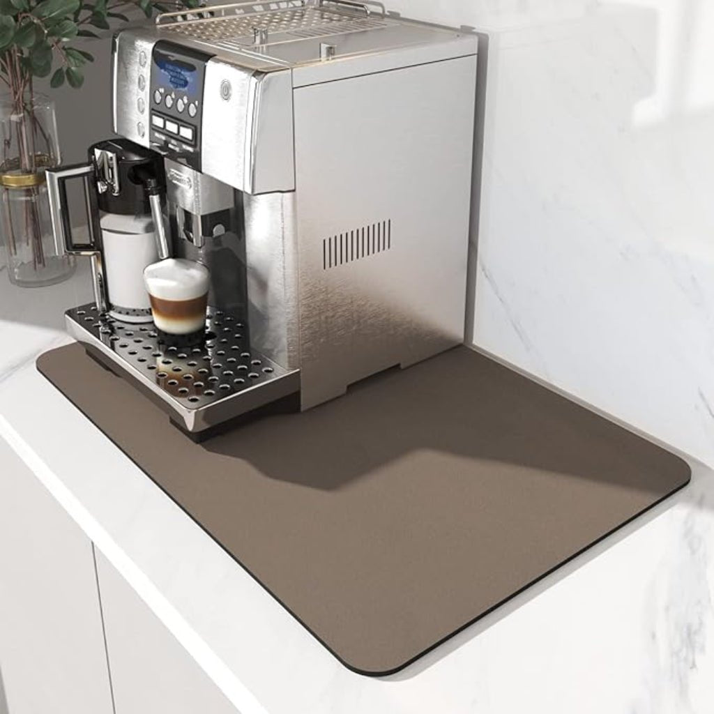 Superabsorberende kaffebarmåtte med pletfri, hurtig tørring og nem rengøring