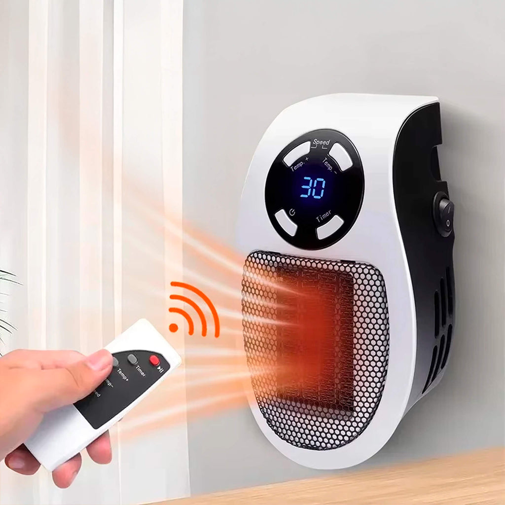 Calefactor compacto USB Kirreanova con enchufe de bajo consumo