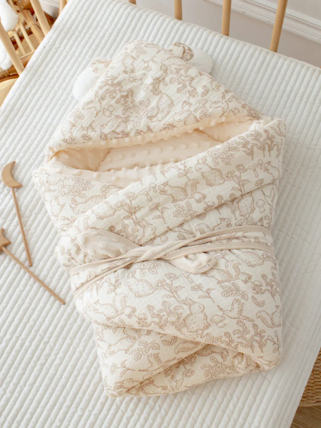 Premium 100% Cotton Baby Swaddle Blanket