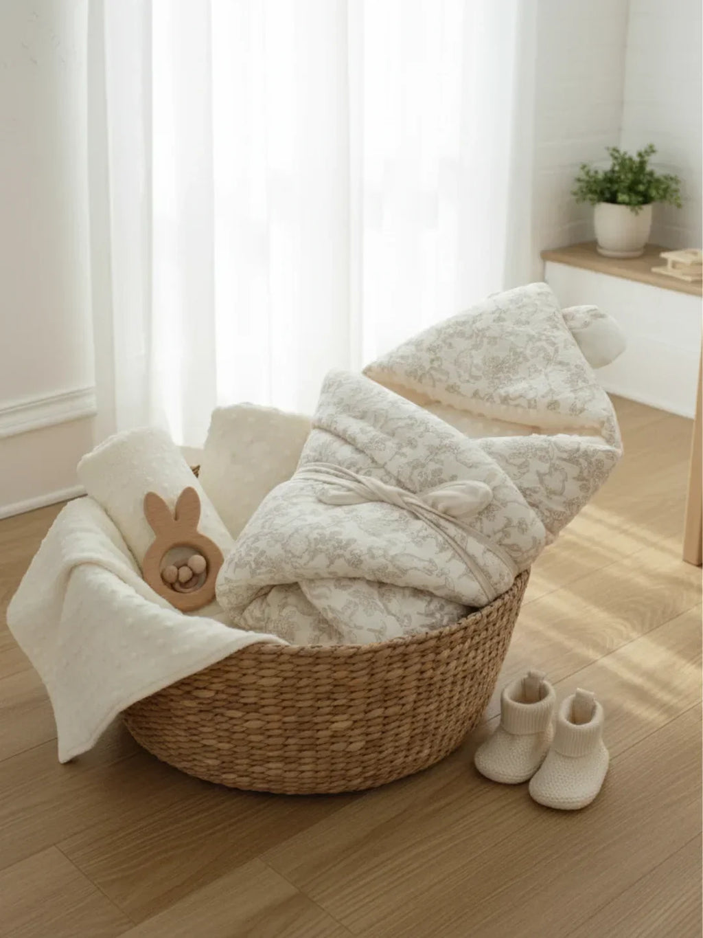 Premium 100% Cotton Baby Swaddle Blanket