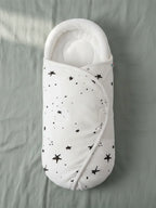 Hooded Pure Cotton Baby Swaddle Wrap
