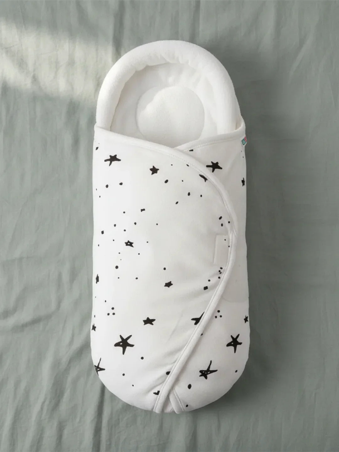Hooded Pure Cotton Baby Swaddle Wrap
