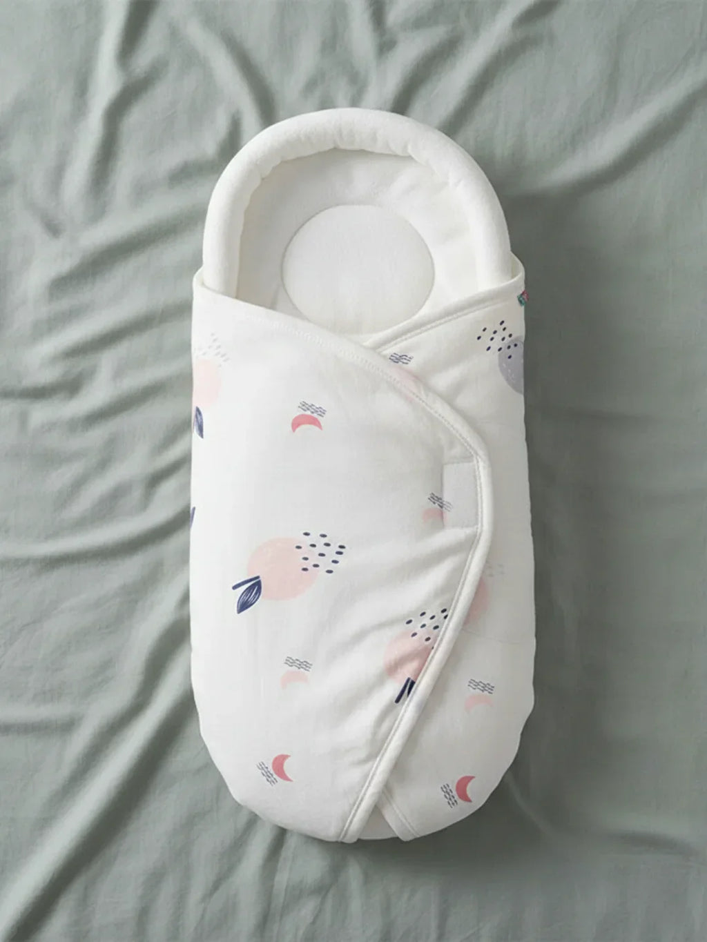 Hooded Pure Cotton Baby Swaddle Wrap