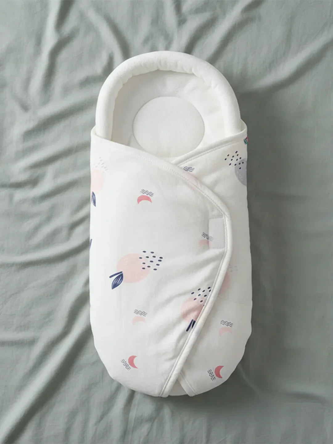 Hooded Pure Cotton Baby Swaddle Wrap