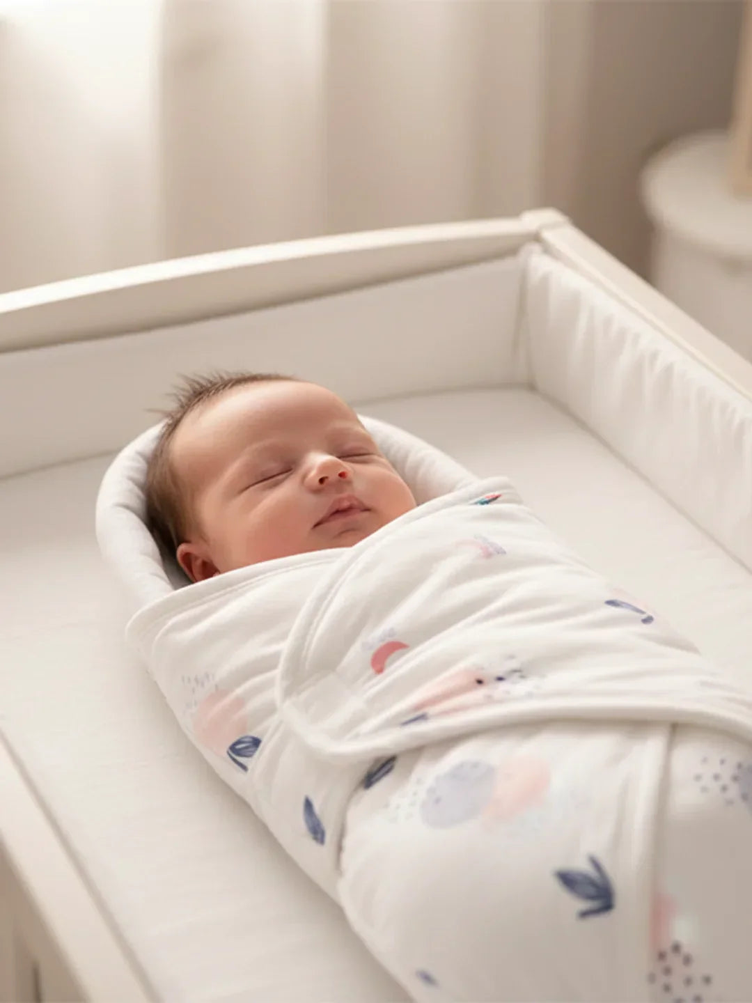 Hooded Pure Cotton Baby Swaddle Wrap
