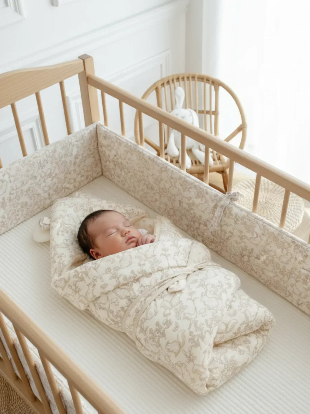 Premium 100% Cotton Baby Swaddle Blanket