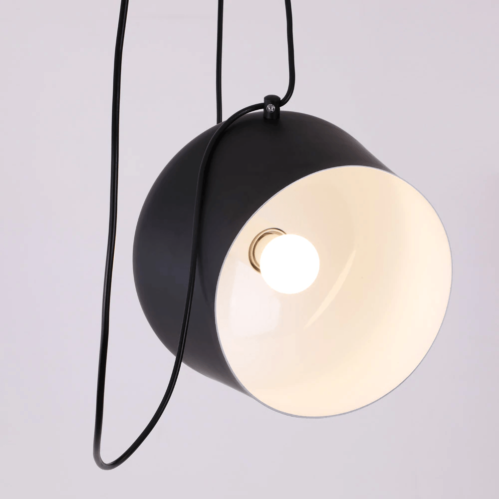 LumaDrum Pendellampa med kabel och strömmatad glödlampa