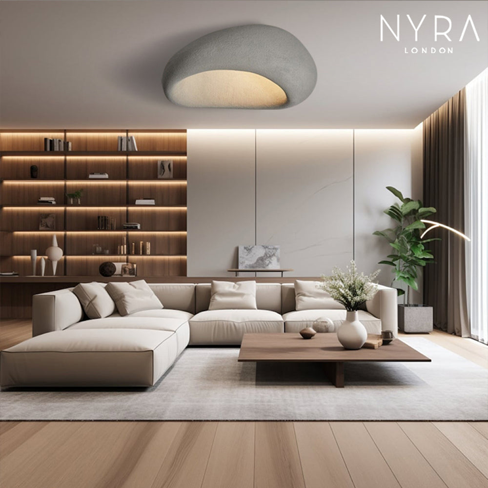 Lampa sufitowa Tenzai Wabi-Sabi odpowiednia do minimalistycznych wnętrz