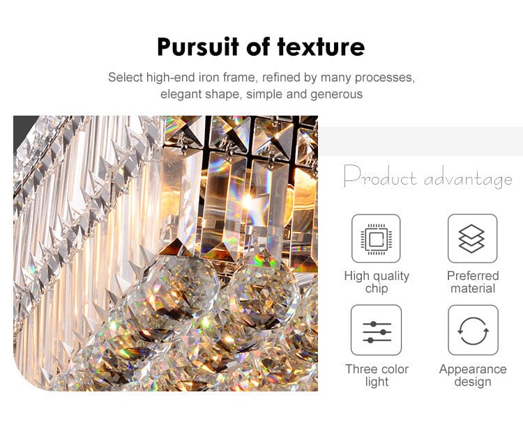 Jade Crystal Chandeliers For Modern Home Lighting And Decor