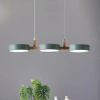 Luminária de Teto Nordic Flush com Múltiplas Cabeças para Cozinhas e Salas de Jantar