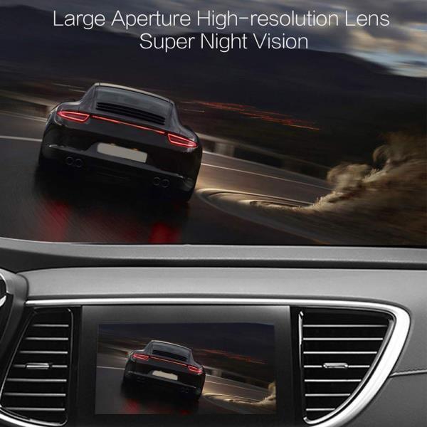 Configuração Dupla de Câmara para Carro com Vista Frontal e Câmara Traseira Edição Pro