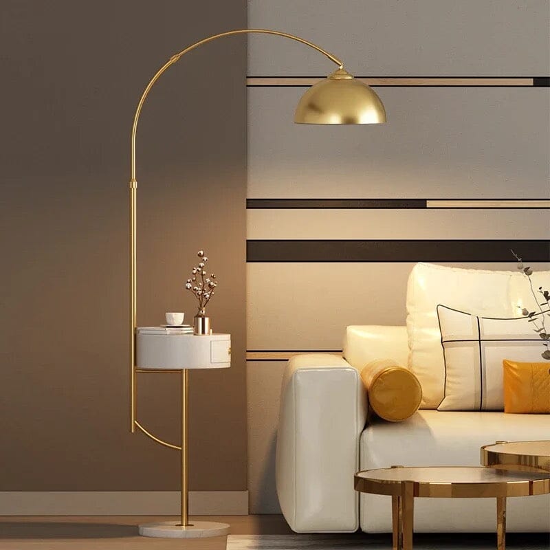 Lampa podłogowa Marisol Arch do nowoczesnego wystroju wnętrz