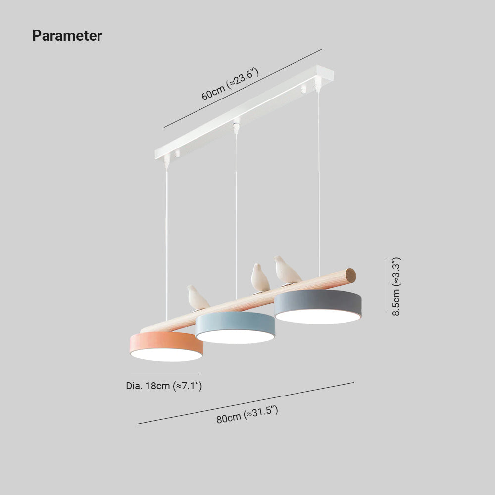 LyraNest Nature Inspired Pendant Light With Bird Motif For Home