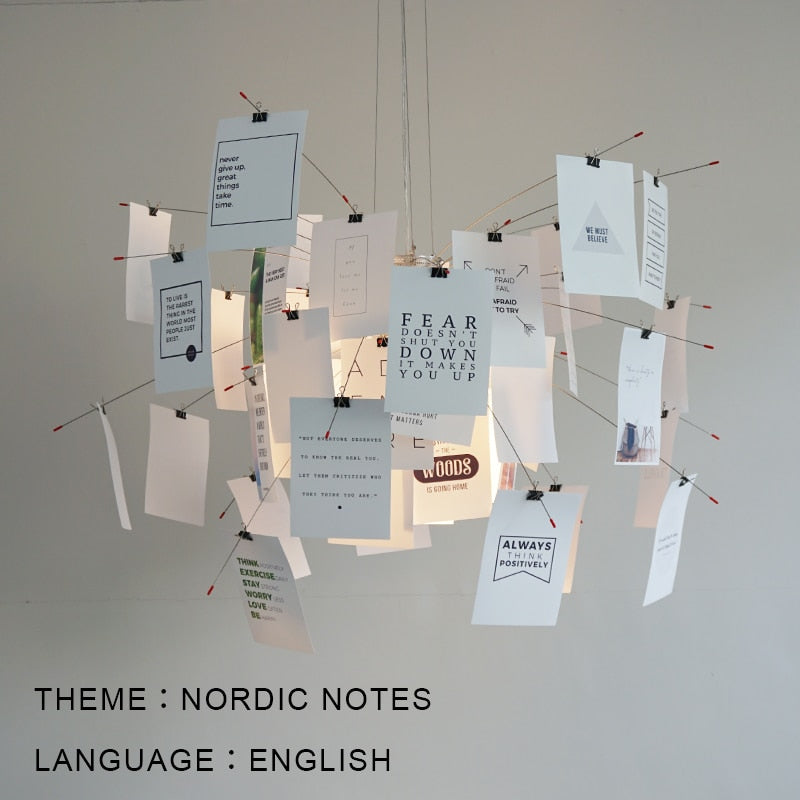 Ingo Maurer Zettel LumaCraft 可定制吊灯套件