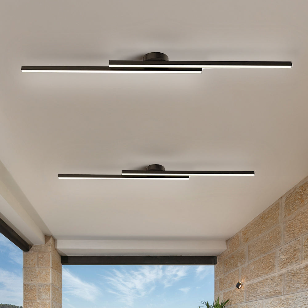 Minimalist Aluminum LED Ceiling Light By LumenVale For Living Rooms Design