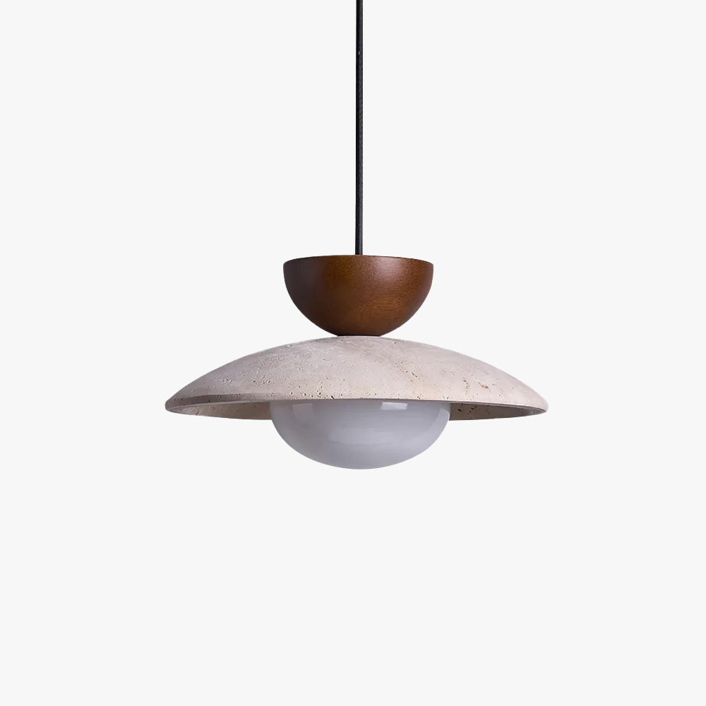 Aurea Pendant Lights In Travertine For Dining Rooms And Hallways