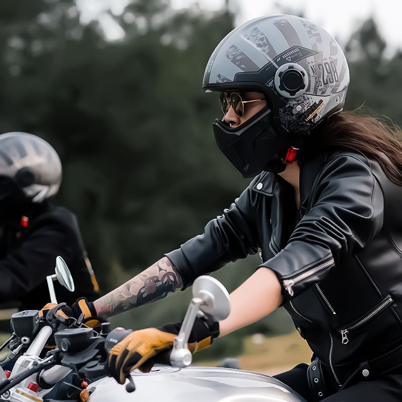 AstraGuard Modular Helmet With Dual Visor And DOT ECE Certification