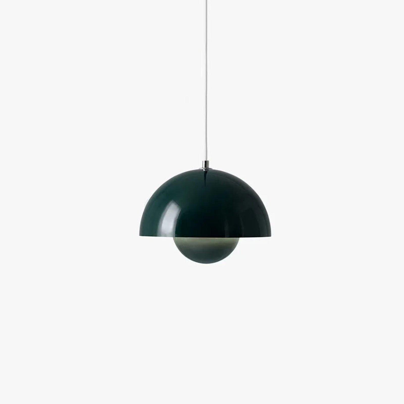 LyraLine hanglamp met glazen steeneffect en metaal