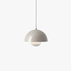 LyraLine hanglamp met glazen steeneffect en metaal