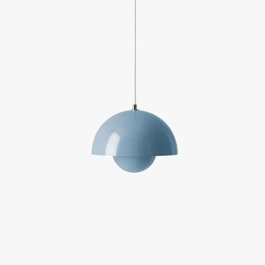 LyraLine hanglamp met glazen steeneffect en metaal