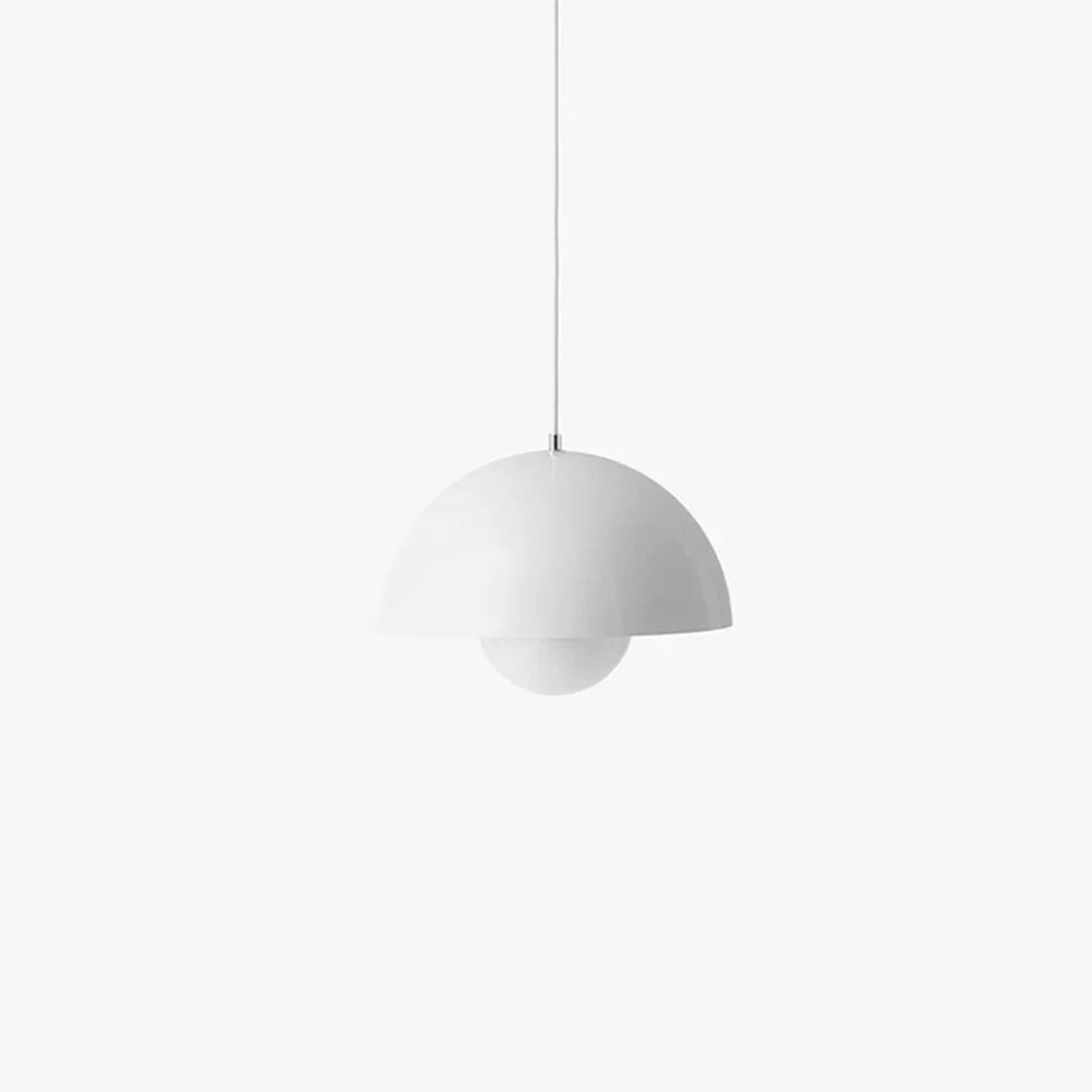 LyraLine hanglamp met glazen steeneffect en metaal